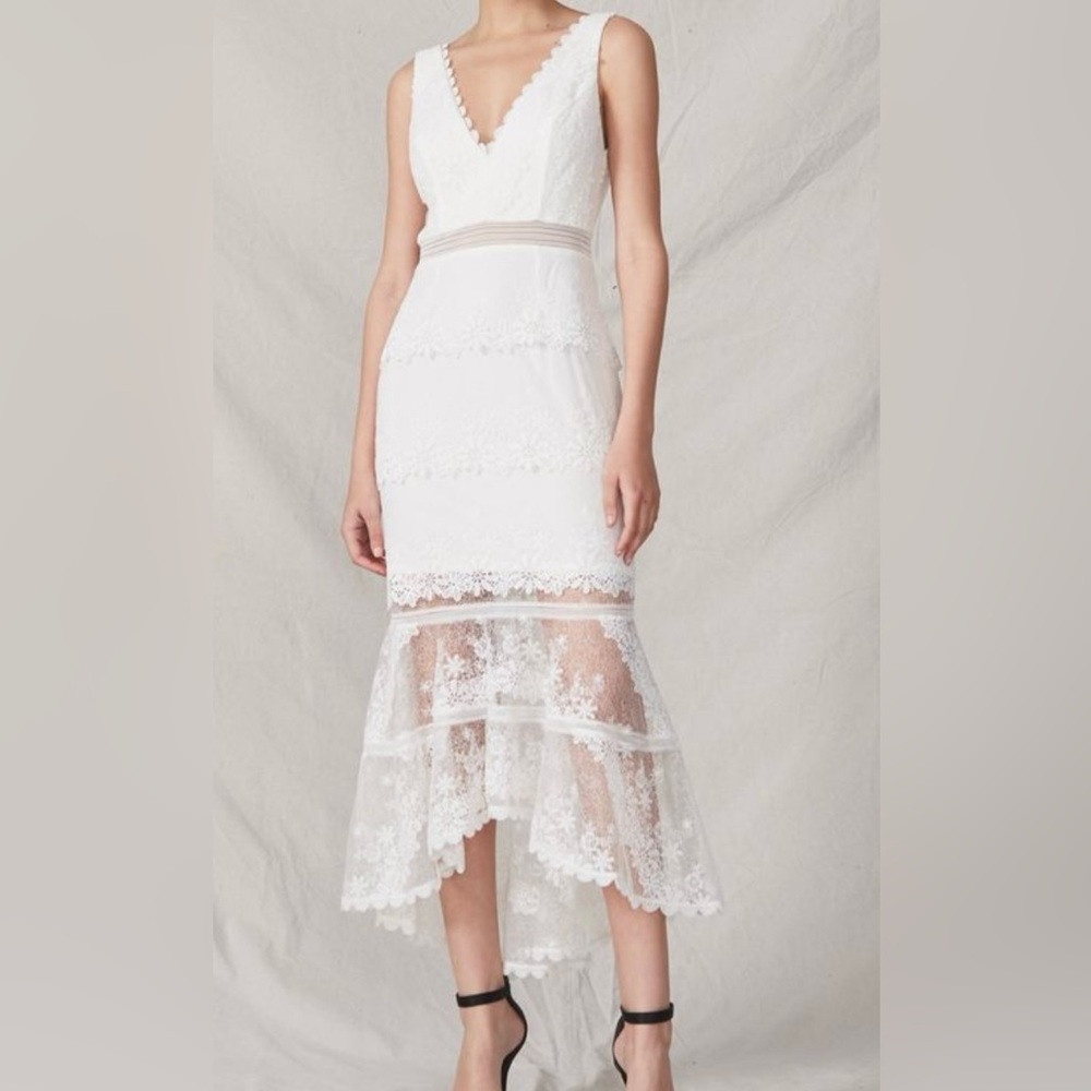 Allen Schwartz Deep V Maxwell dress